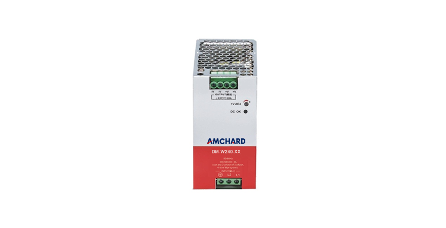 DM-W Series 75-480W (Single and two phase Mental DIN Rail Industrial Power Supply)